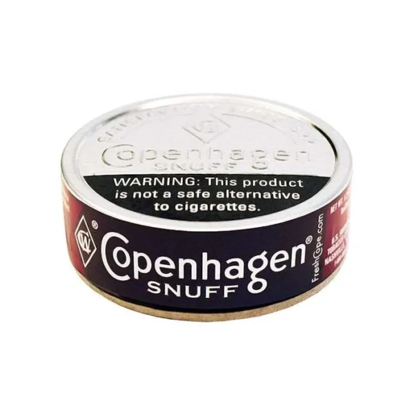 Copenhagen Snuff Fine Cut 34g can – buy fine cut smokeless tobacco online in Canada