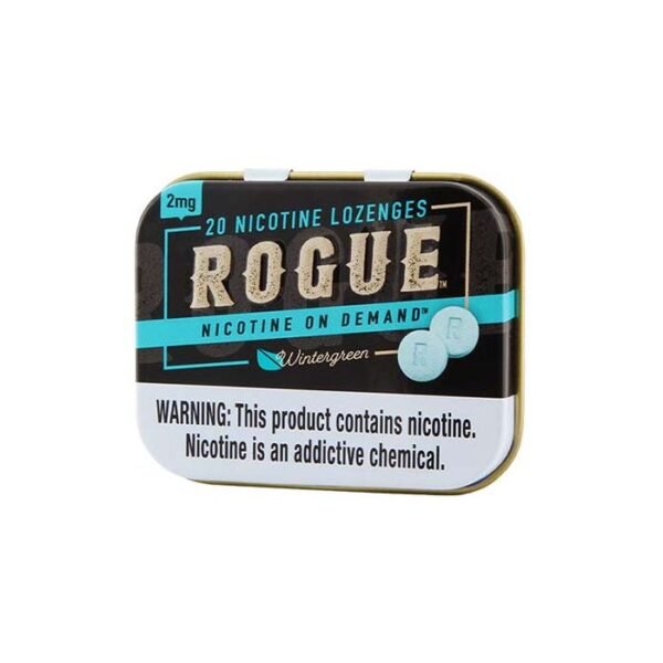 ROGUE Wintergreen 2mg Nicotine Lozenges Jar – 20 Tablets
