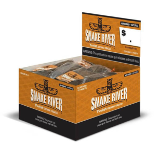 Snake River Air Cured Twist Chewing Tobacco – braided rope-style chew made from air-cured tobacco leaves